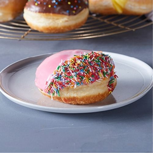 Strawberry Iced Donut - Pack of Six