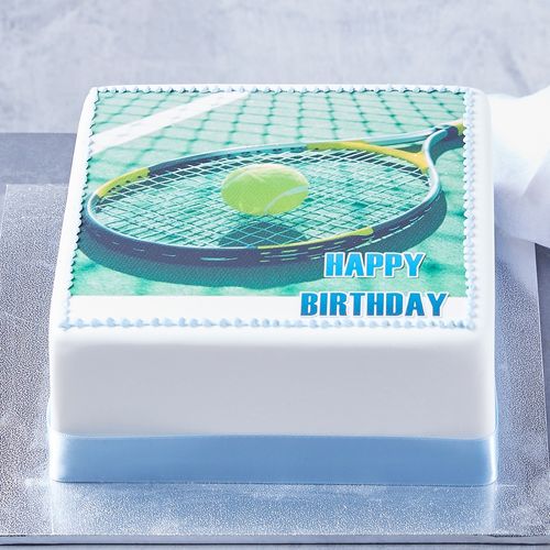 Tennis Photo Cake
