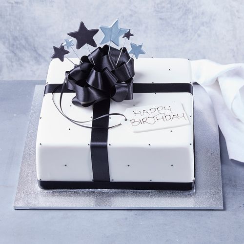 Starlight Present Cake - Square 