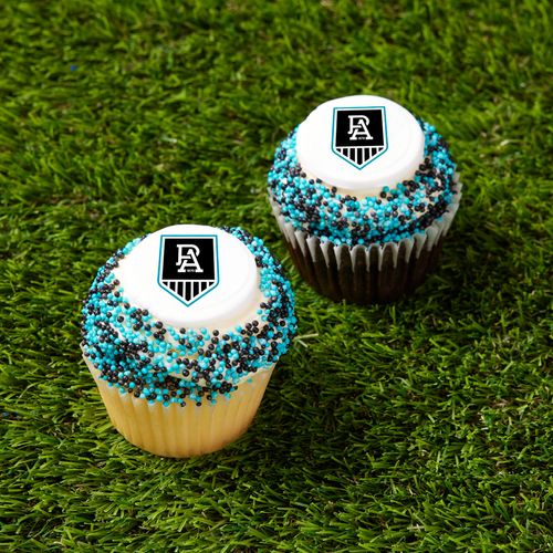 Port Adelaide Power Cupcakes - Pack of Six
