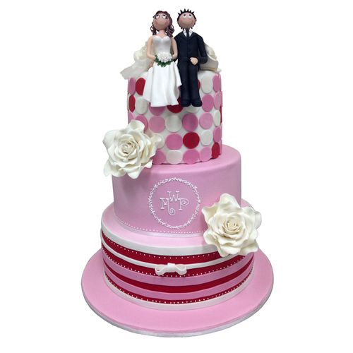 A Paris Affair Wedding Cake