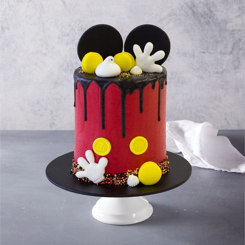 Mickey Drip Birthday Cake