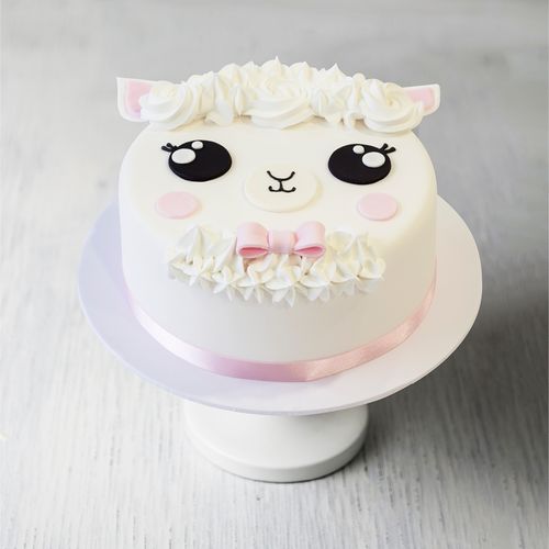 Little Lamb Birthday Cake