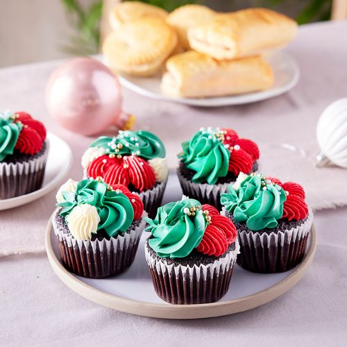 Chocolate Christmas Cupcakes | Ferguson Plarre's Bakehouse