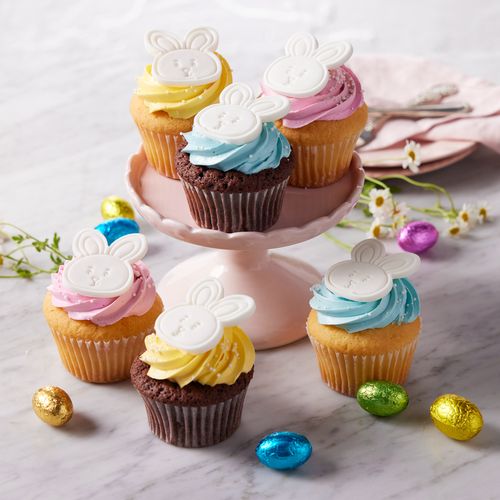 Mixed Easter Bunny Cupcakes - Pack of 6 