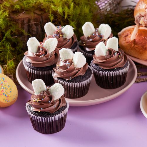 Chocolate Easter Cupcakes - Pack of Six