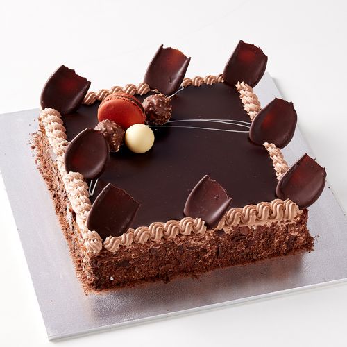 Chocolate Vanilla Slice Cake