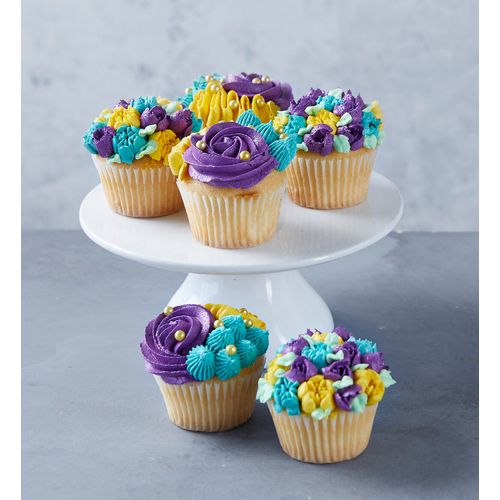Purple Palette Cupcakes - Pack of Six