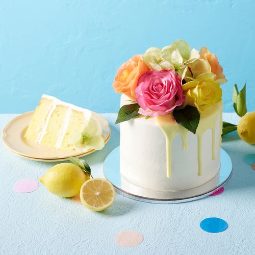 Lovely Lemon Drip Cake