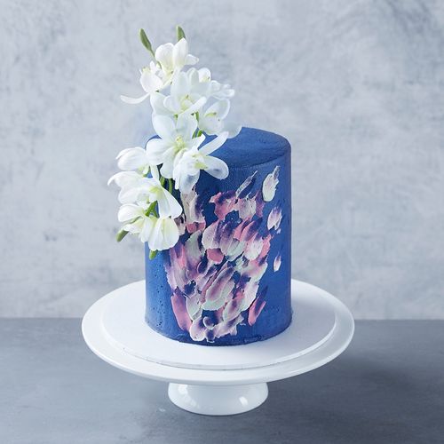 Pink & Blue Palette Celebration Cake
