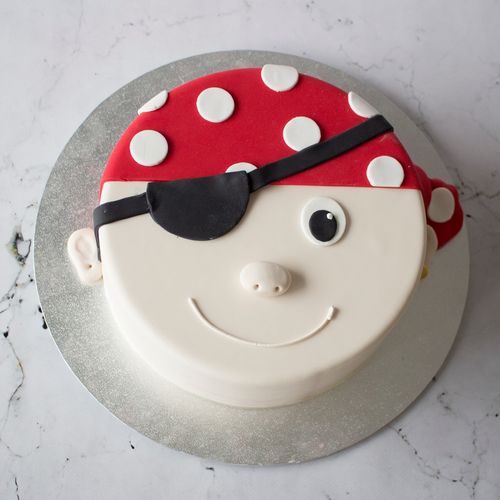 Pirate Face Birthday Cake