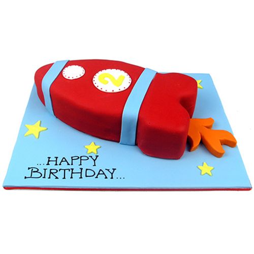 Rocket Birthday Cake